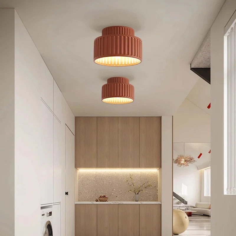 Lilith Vintage Semi Flush Mount Ceiling Light