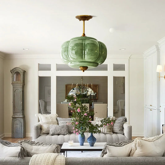 Liora Vintage Milk Glass Eloise Pendant Light