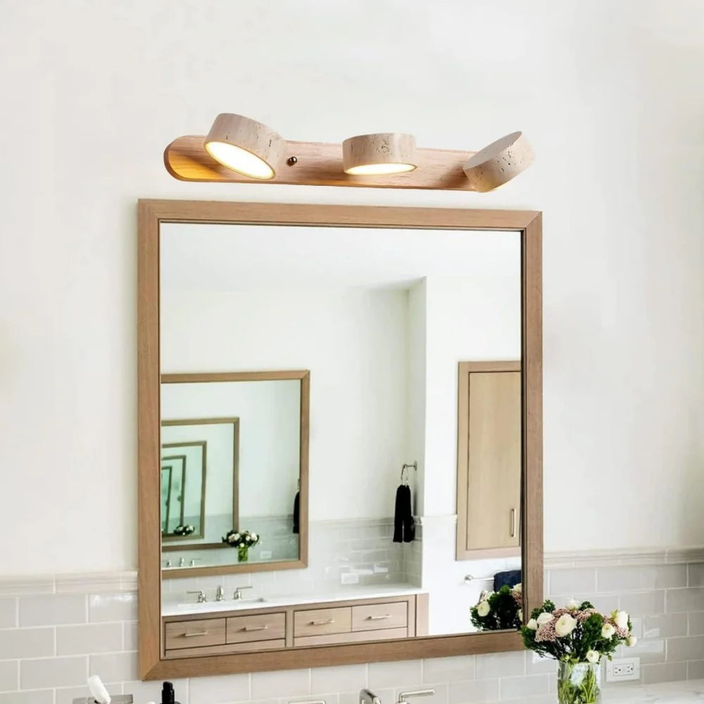 Lysvalen Japandi Rotable Travertine Wall Light