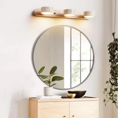 Lysvalen Japandi Rotable Travertine Wall Light