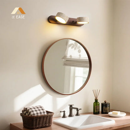Lysvalen Japandi Rotable Travertine Wall Light