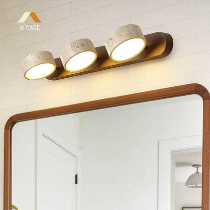 Lysvalen Japandi Rotable Travertine Wall Light