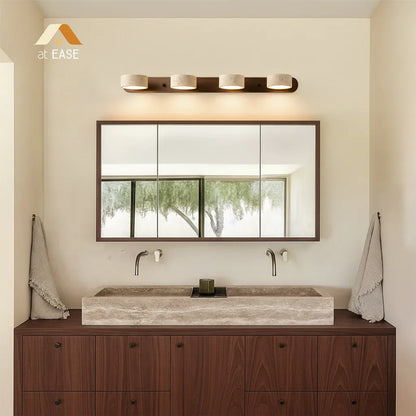 Lysvalen Japandi Rotable Travertine Wall Light