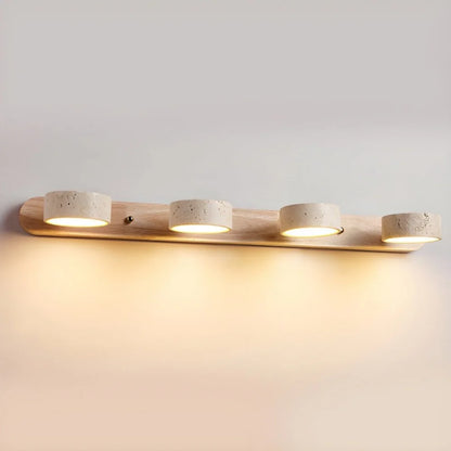 Lysvalen Japandi Rotable Travertine Wall Light
