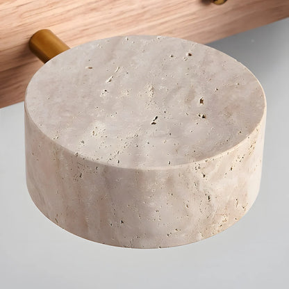 Lysvalen Japandi Rotable Travertine Wall Light