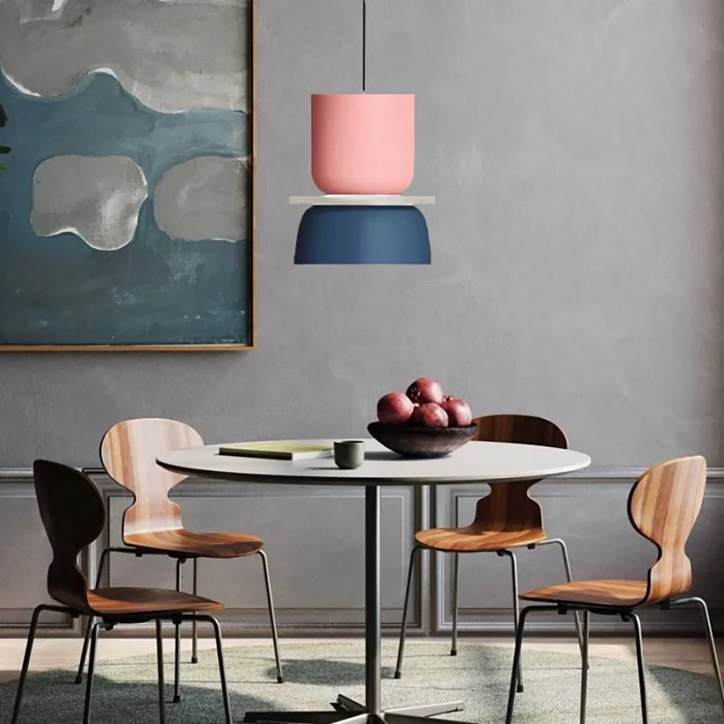 Lucie Color Block Nordic Pendant Light