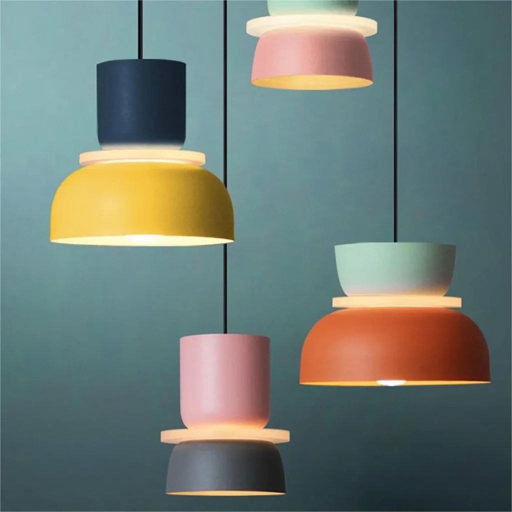 Lucie Color Block Nordic Pendant Light