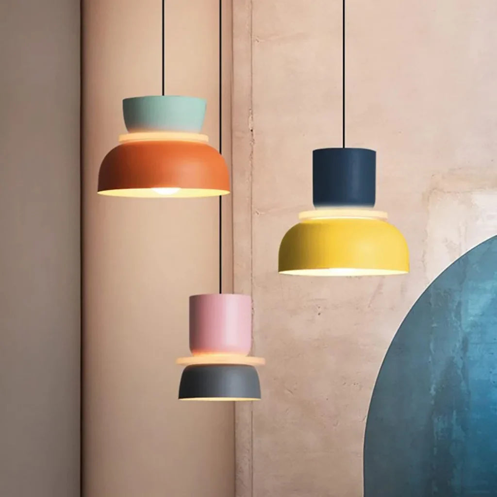 Lucie Color Block Nordic Pendant Light