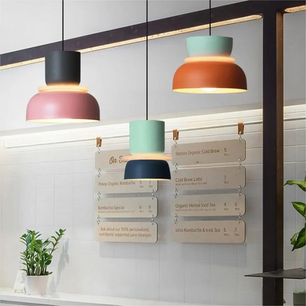 Lucie Color Block Nordic Pendant Light