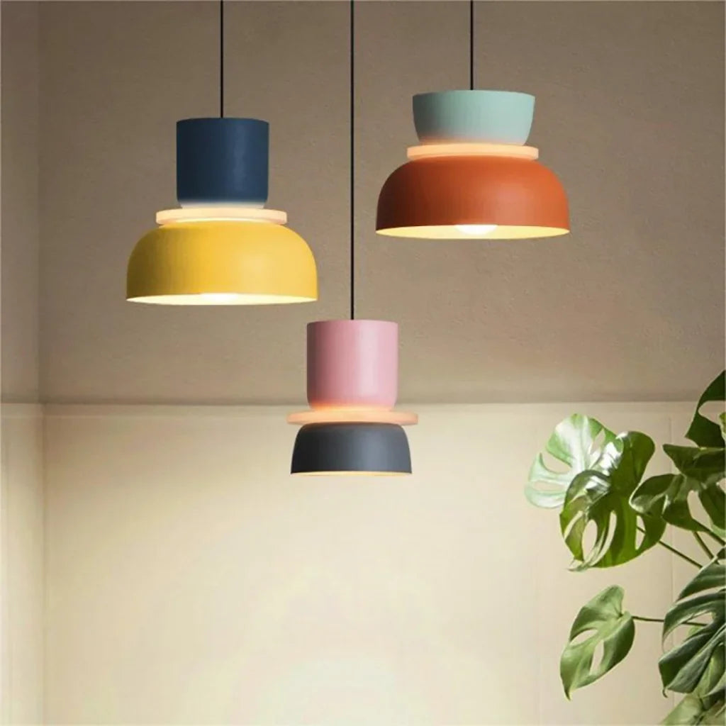 Lucie Color Block Nordic Pendant Light