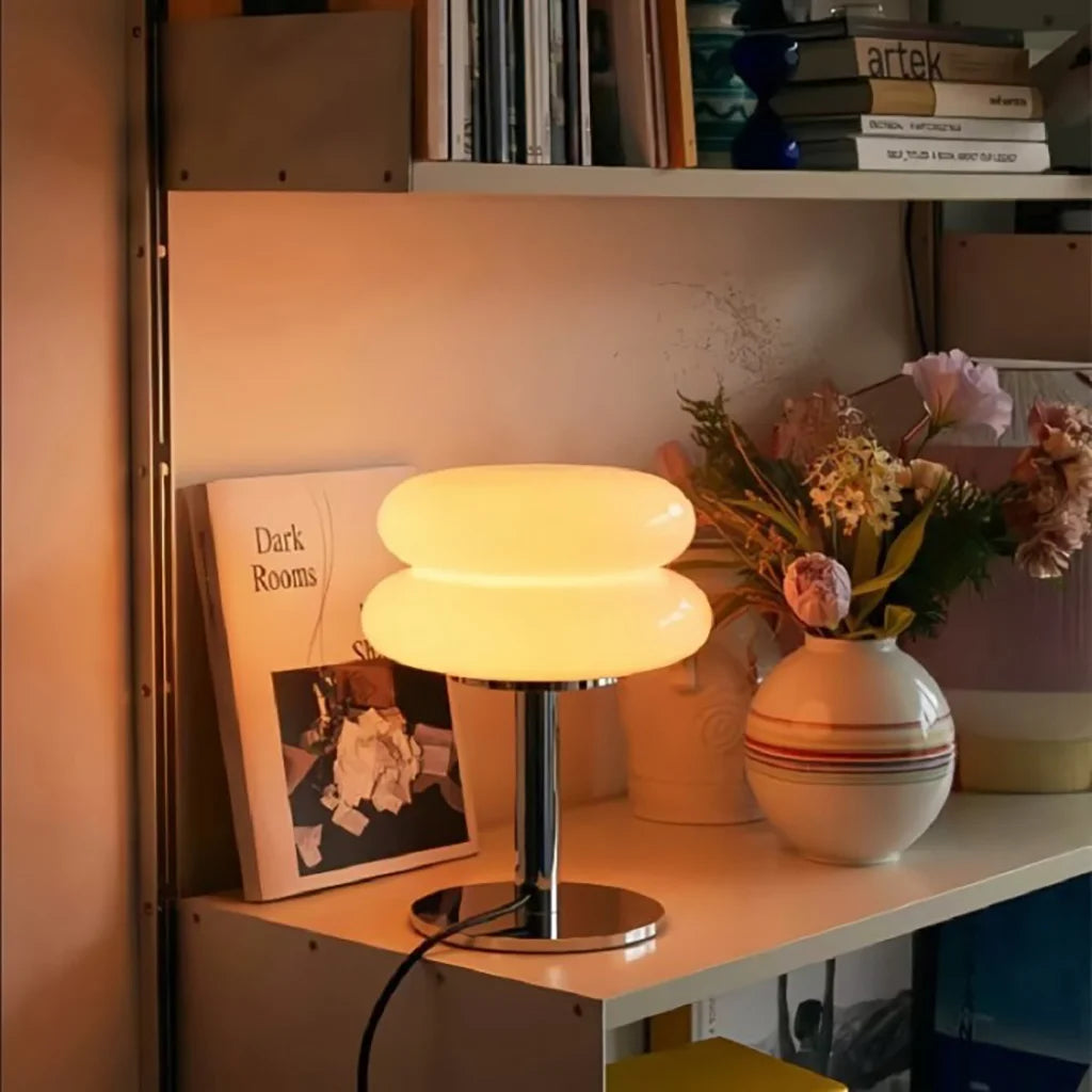 Finn Bauhaus Minimalist Glass Table Lamp