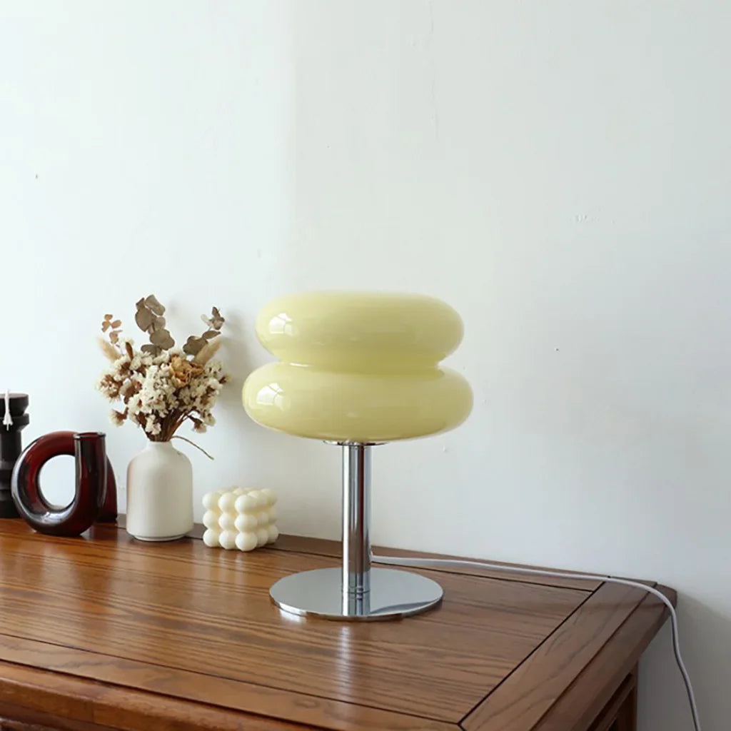 Finn Bauhaus Minimalist Glass Table Lamp