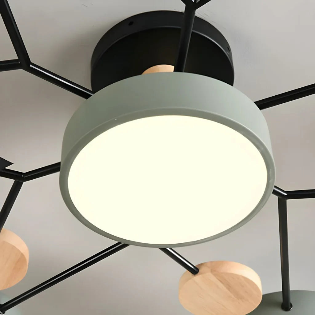 Murray Macaron Molecular LED Ceiling Light