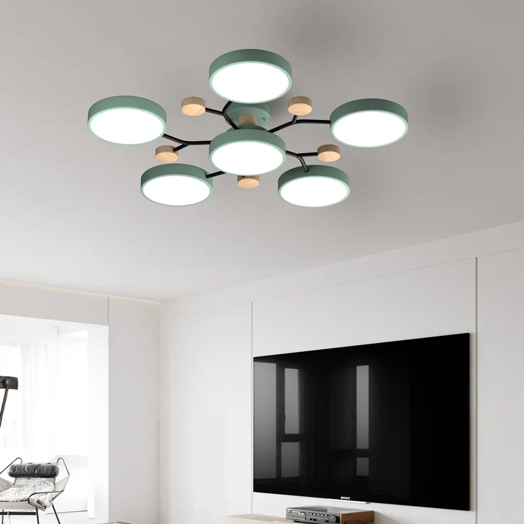 Murray Macaron Molecular LED Ceiling Light