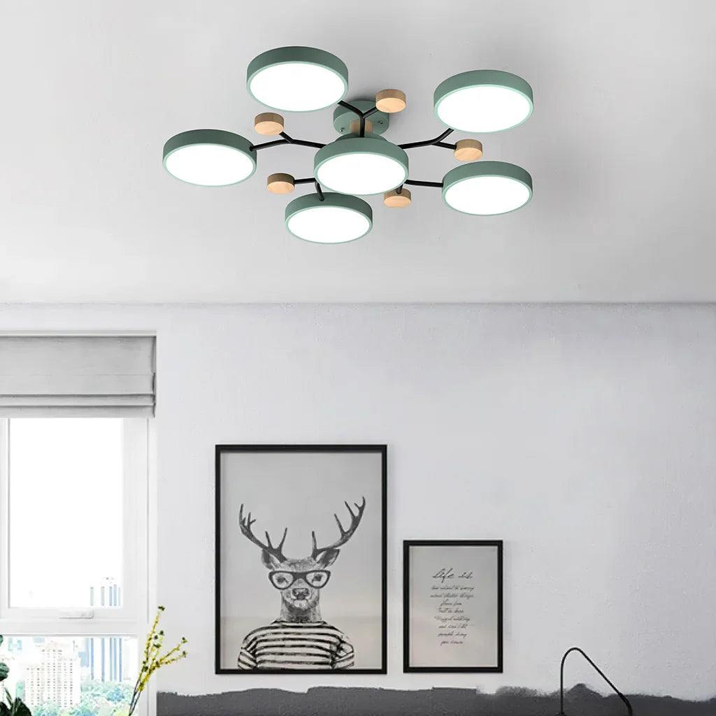 Murray Macaron Molecular LED Ceiling Light