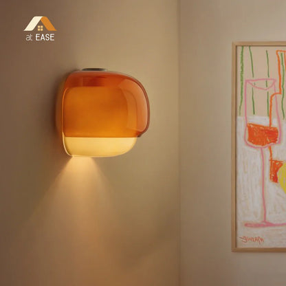 Orvenis Macaron Coloured Glass Wall Light