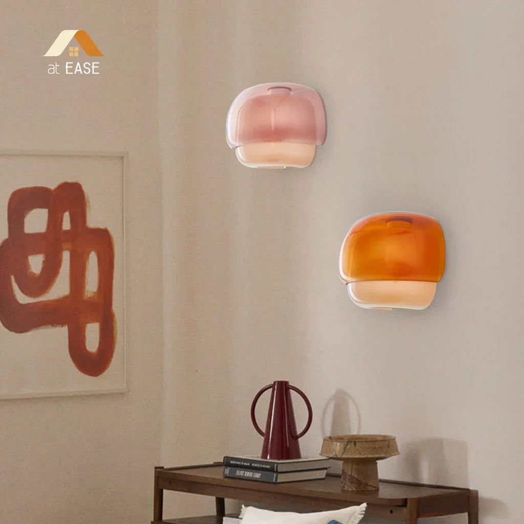 Orvenis Macaron Coloured Glass Wall Light