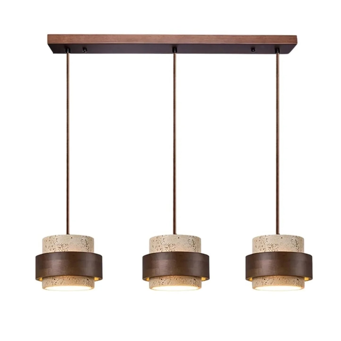 Orvina Japandi Travertine Pendant Lamp