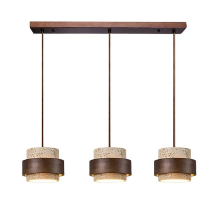 Orvina Japandi Travertine Pendant Lamp