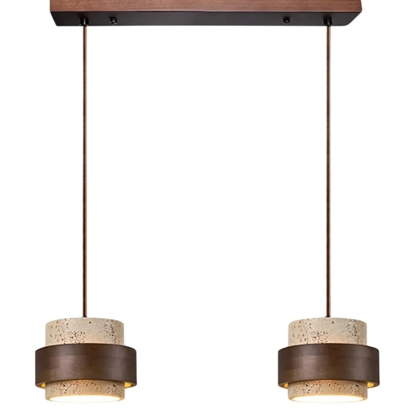 Orvina Japandi Travertine Pendant Lamp