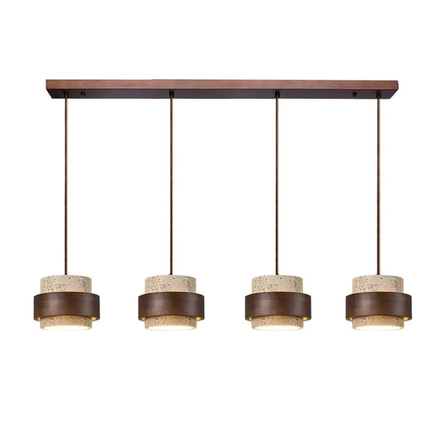 Orvina Japandi Travertine Pendant Lamp