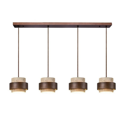 Orvina Japandi Travertine Pendant Lamp