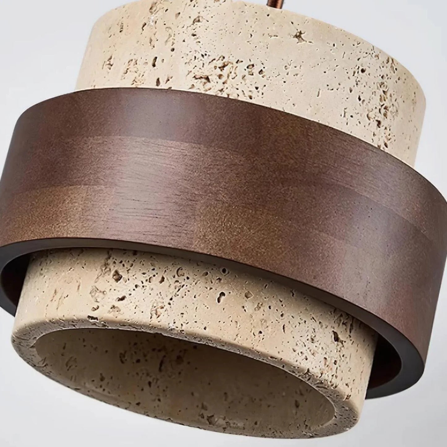 Orvina Japandi Travertine Pendant Lamp