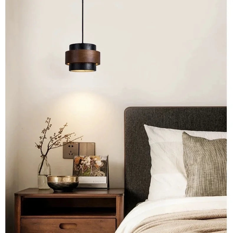 Orvina Japandi Travertine Pendant Lamp