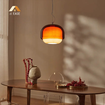 Pericles Spherical Colorful Glass Pendant Light