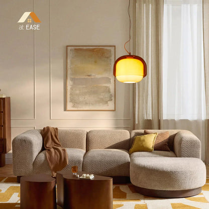 Pericles Spherical Colorful Glass Pendant Light