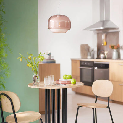 Pericles Spherical Colorful Glass Pendant Light