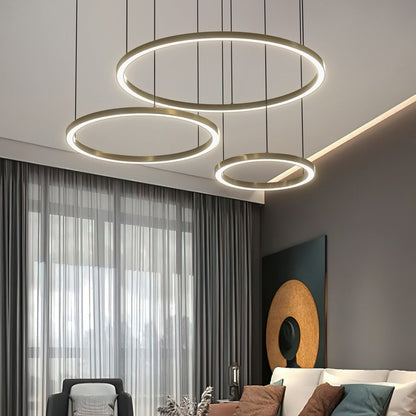 Karlo Tir-Circle Acrylic Metal Pendant Light