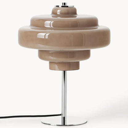 Serenyra Macaron Orange Glass Table Lamp
