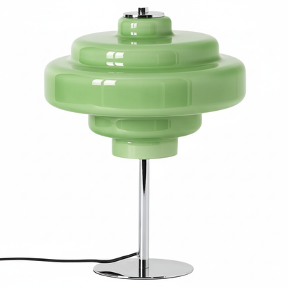 Serenyra Macaron Orange Glass Table Lamp