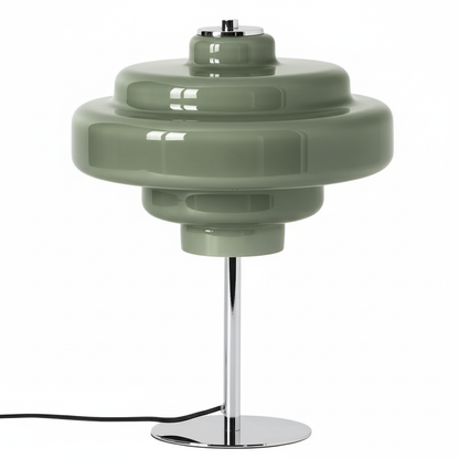Serenyra Macaron Orange Glass Table Lamp