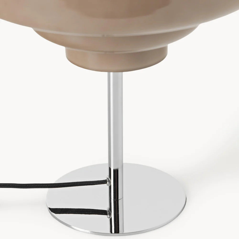 Serenyra Macaron Orange Glass Table Lamp