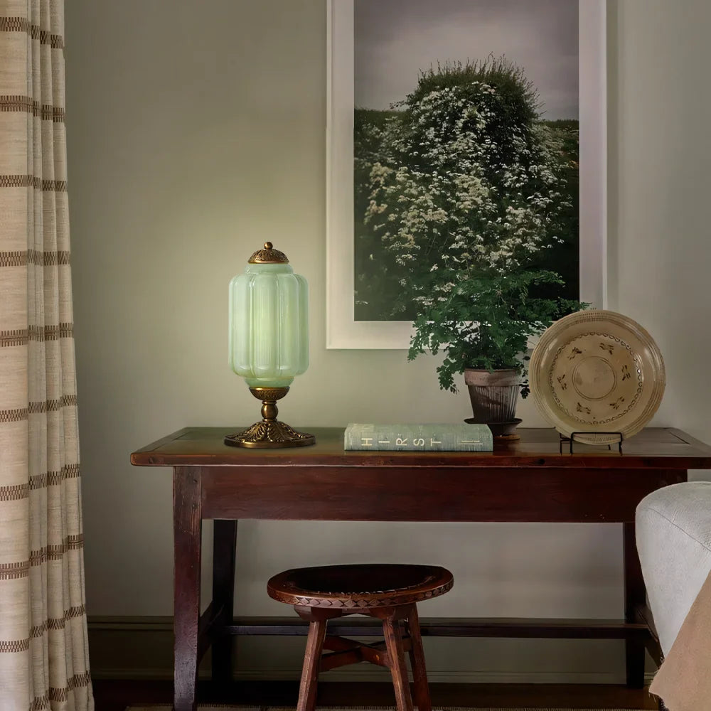 Sif Eloise Vintage Opal Glass Table Lamp