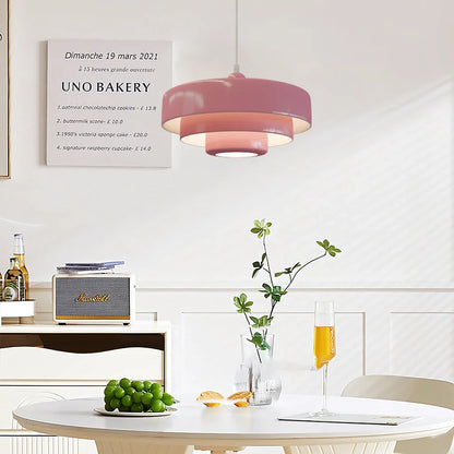 Hind Triple Layer Disc Macaron pendant light
