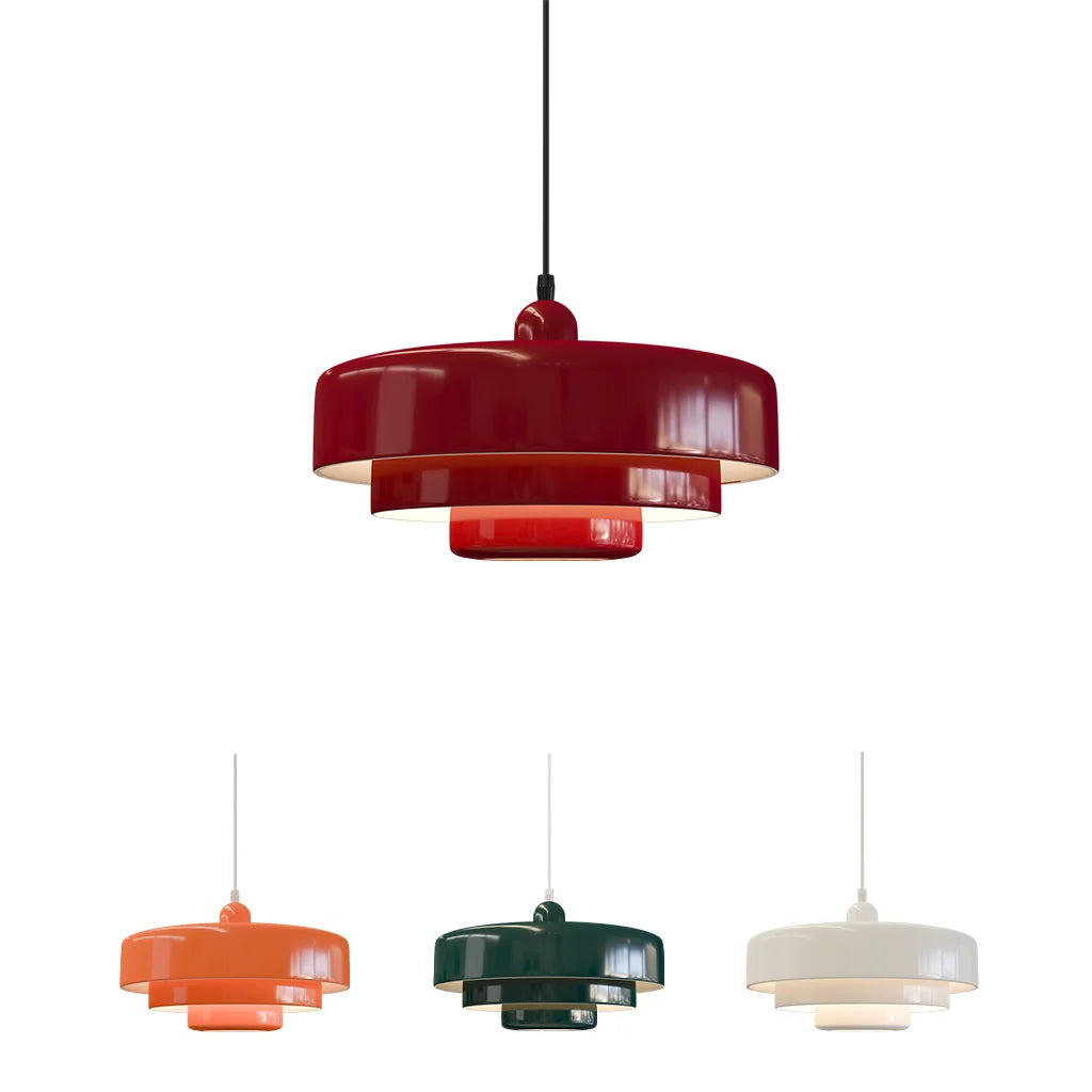 Hind Triple Layer Disc Macaron pendant light