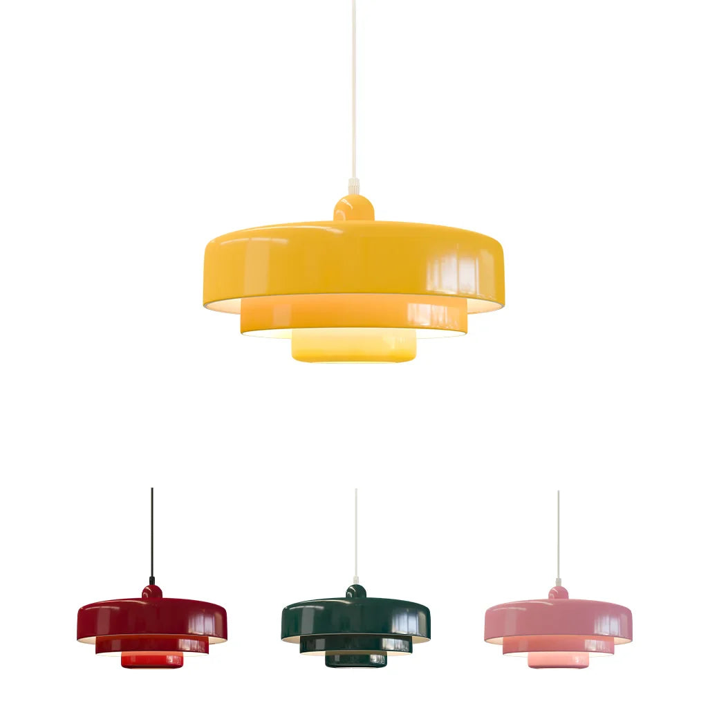 Hind Triple Layer Disc Macaron pendant light