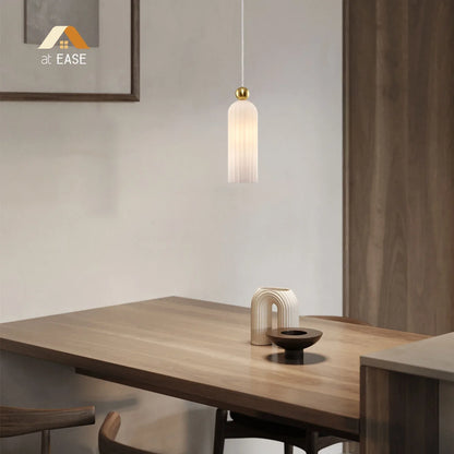 Vaeloria Mordern Vertical Glass Pendant Light