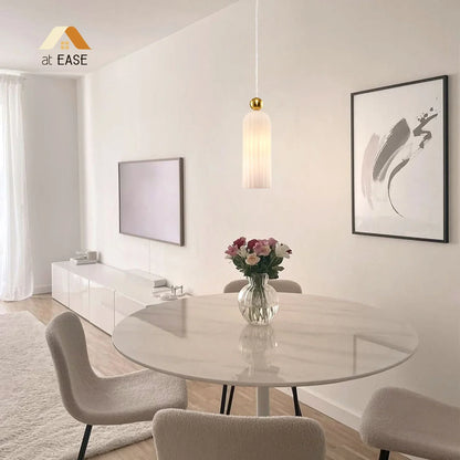 Vaeloria Mordern Vertical Glass Pendant Light
