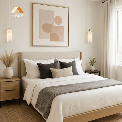 Vaeloria Mordern Vertical Glass Pendant Light