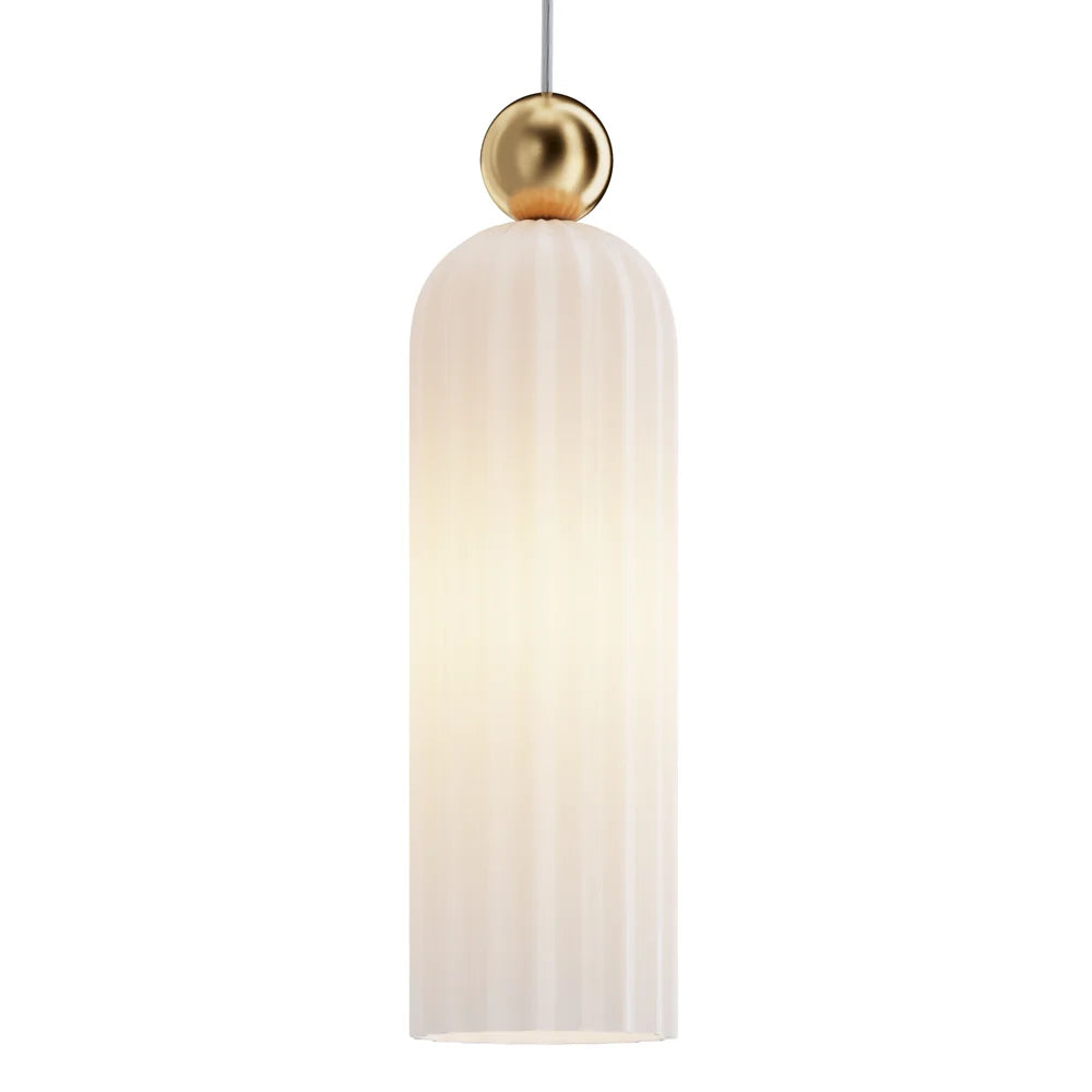 Vaeloria Mordern Vertical Glass Pendant Light