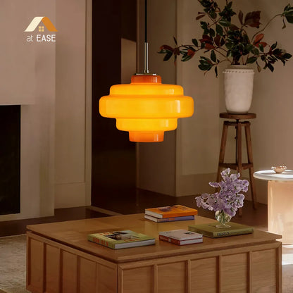 Valenra Macaron Orange Glass Pendant Light