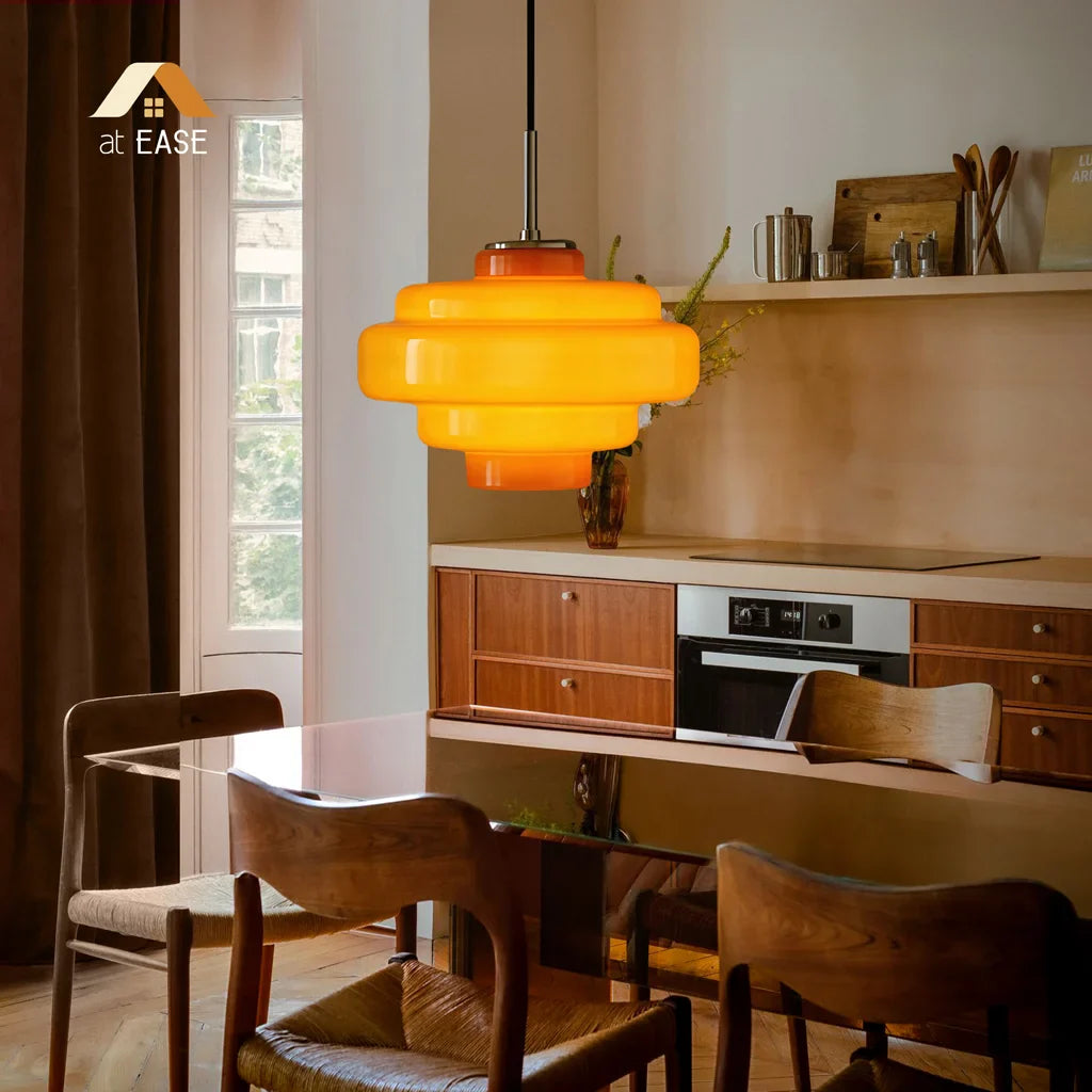 Valenra Macaron Orange Glass Pendant Light