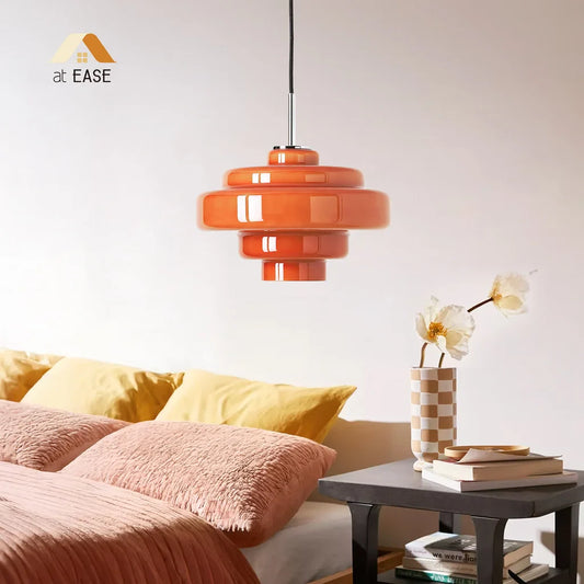 Valenra Macaron Orange Glass Pendant Light