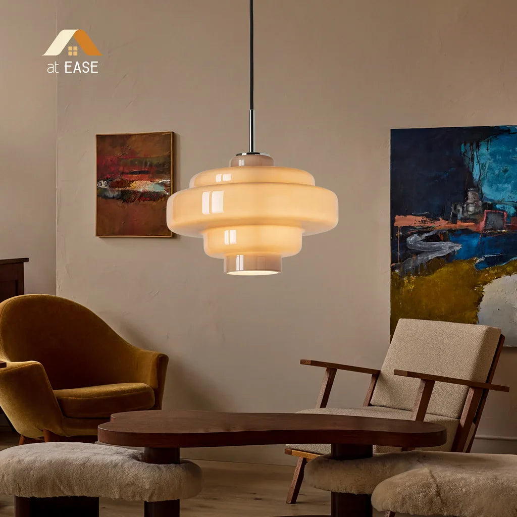 Valenra Macaron Orange Glass Pendant Light