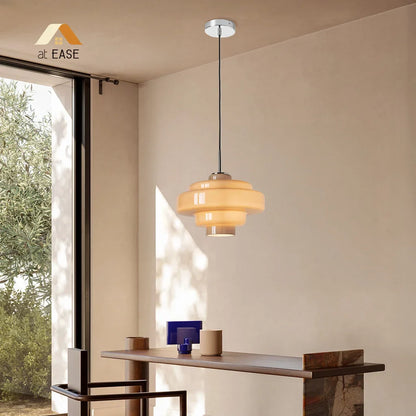 Valenra Macaron Orange Glass Pendant Light
