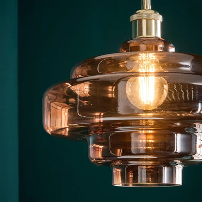 Valenra Macaron Orange Glass Pendant Light